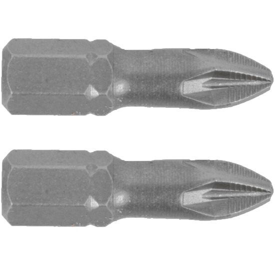 Pozi.2 X 25mm Ins.bit 2/card